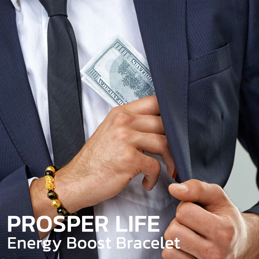 Winning the Lottery Wealthy Lucky FengShui Pi Xiu Obsidian Bracelet