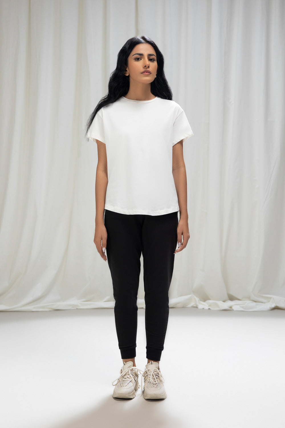 Round Hem T-Shirt