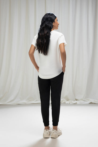 Round Hem T-Shirt